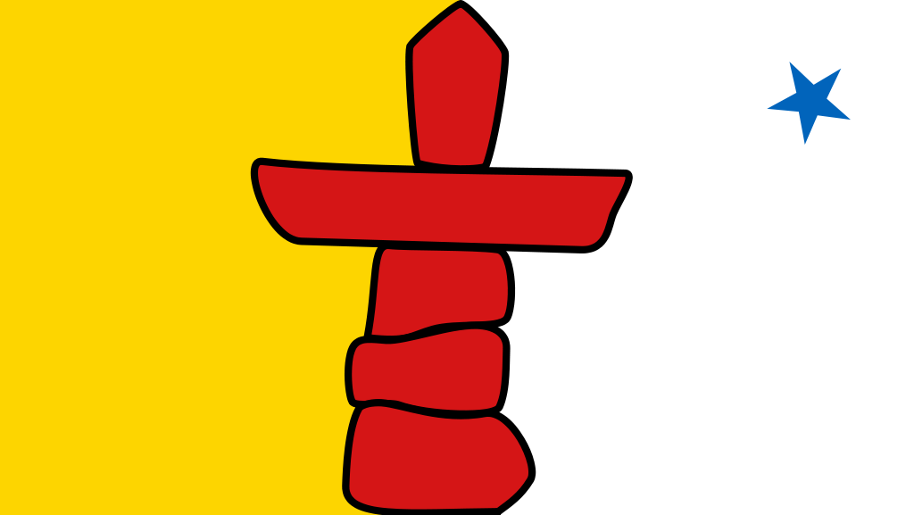 This is a flag of Nunavut